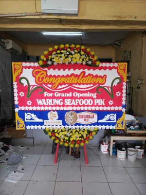 Papan Bunga di Venue Wedding Pondok Aren
